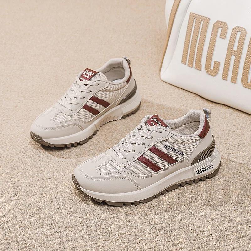 Fashion Mesh Classic Trendy Women's Casual Sneaker Breathable Outdoor Women Running Shoes tenis de mujer baskets femme Skate shoes