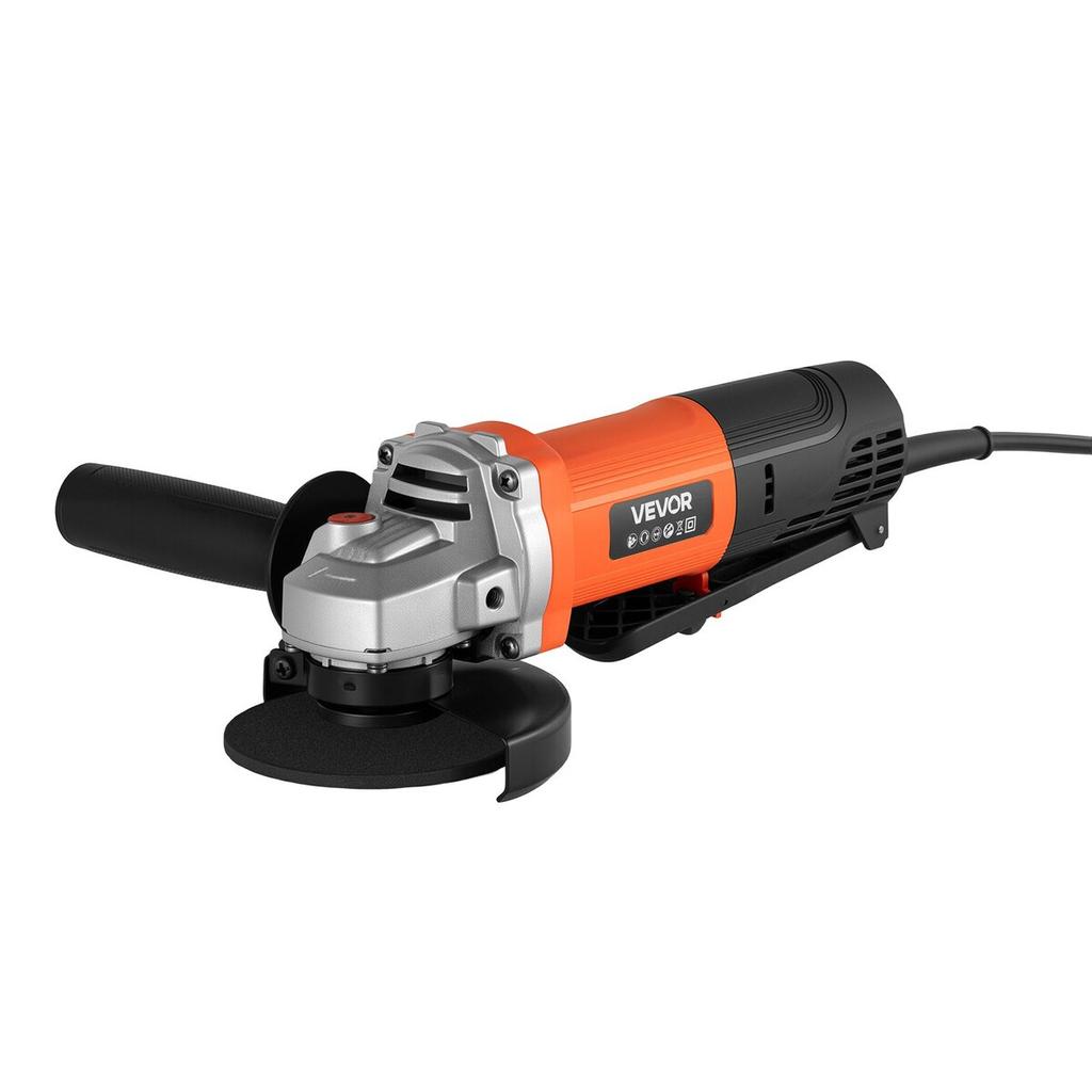 Angle Grinder, 114.3mm Electric Grinder Power Tool, 4.5Amps 12000RPM High-Speed Corded Angle Grinders with Adjustable Dust Guard for Metal Grinding,
