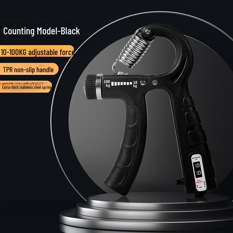 Adjustable Hand Gripper 10-100kg: Unisex Muscle Exercise & Fitness Strengthener