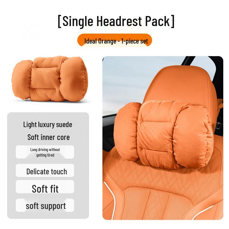Trumpchi E8 Flannel Headrest & Lumbar Support for Legend M8, Master Neck Pillow for GS3, Ying Su M6, GS8.