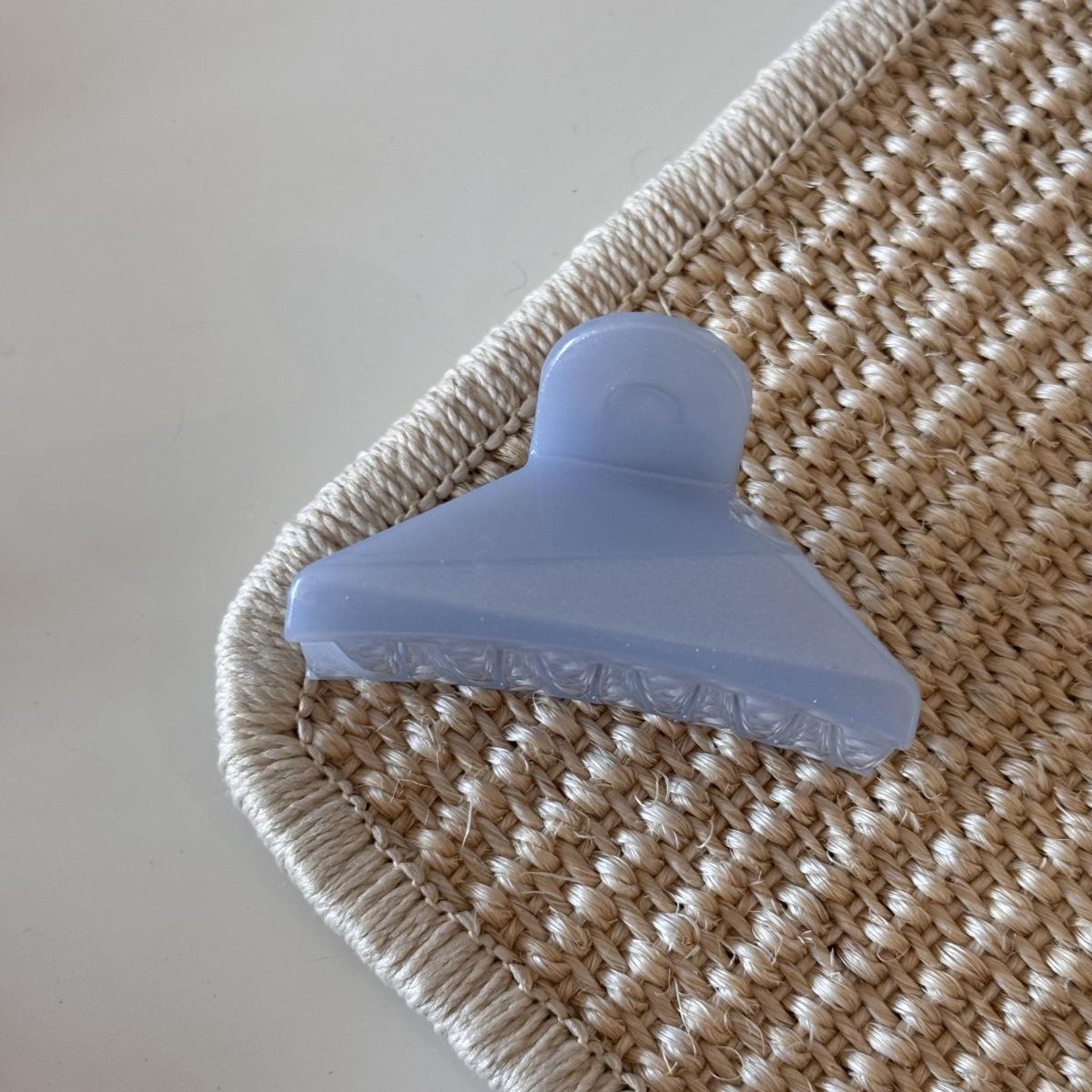 

Новый Креативный Дизайн Простой И Высококлассный Геометрический Синий Желейный Мелкий Блеск Сплошной Цветной Зажим Для Волос Модный Пластиковый Большой Зажим-Акула Hair Claws