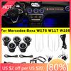 2025 Hot Racing Grills Led 12/64 Colours Ambient Lights For Mercedes-Benz A/CLA W176/CLA W117/GLA W156 Led Car Air Vents Turbine
