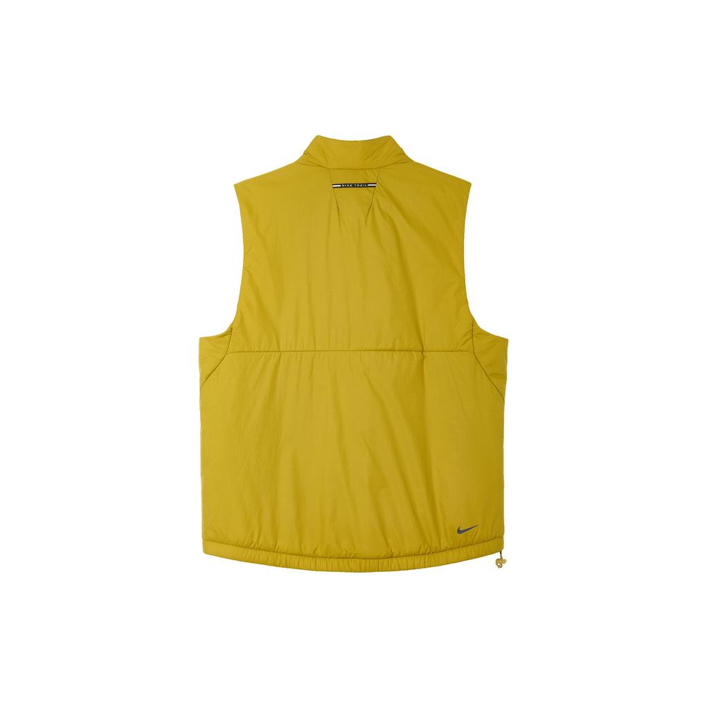 Nike Logo Zip Collar Sleeveless Vest Men Vest Yellow FZ0002-716