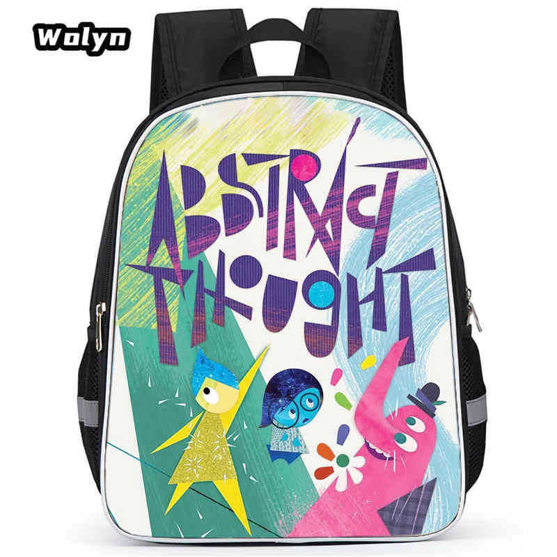 Mind Secret Service 2Ide Out Simple Cute Backpack Student School Bag Backpack