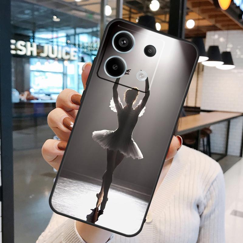 Ballet Ballerina Dancer Case For Xiaomi Redmi Note 14 Pro 10 11 12 13 15 Pro Plus Redmi 15 10C 12C 13C 14C 15C Cover