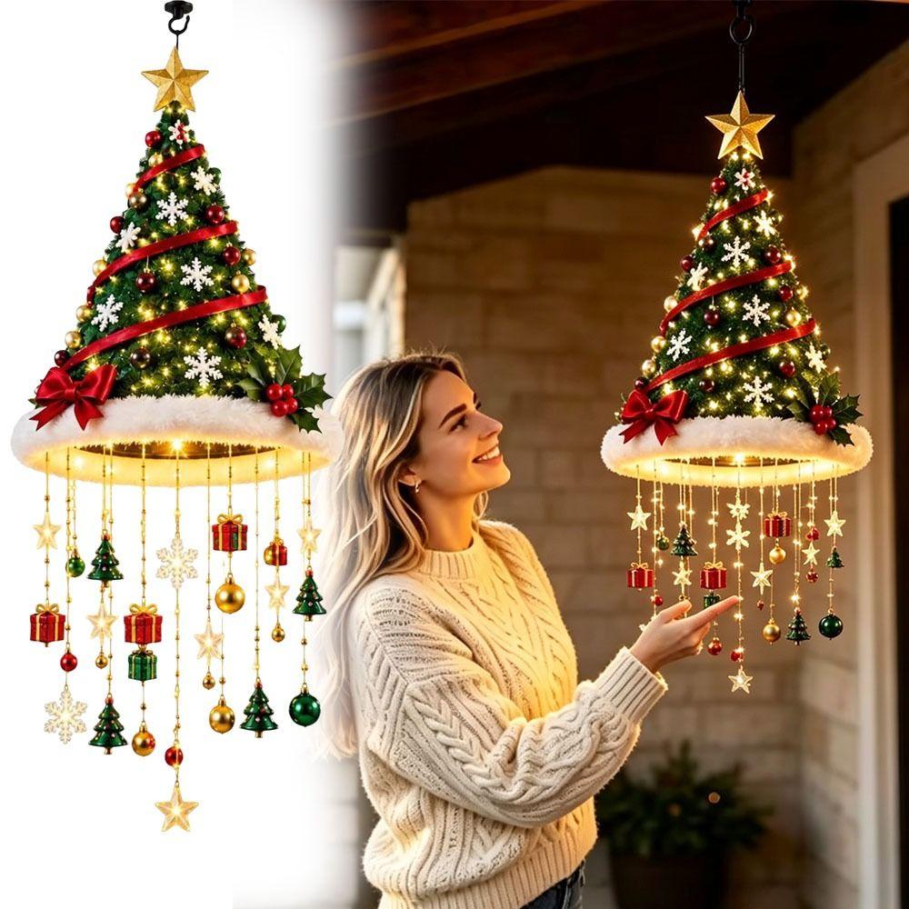 Warmer LED-Christbaum-Hängeleuchter Christbaum-Hängedekoration Feiertagsdekoration