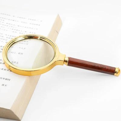 Handheld High-definition Old-fashioned Magnifying Glass for Children and The Elderly To Read, Convenient for Daily Life Reading