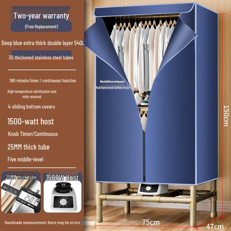 Compact Home Clothes Dryer: Quick-Drying Wardrobe Roaster