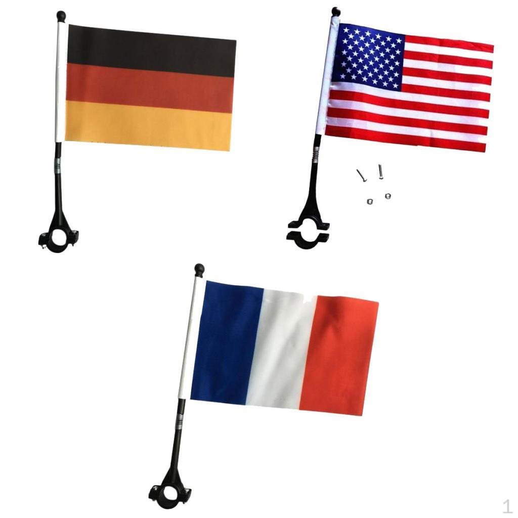 

3pcs Bike Flag Handlebar Banner Safety Sign for Scooter