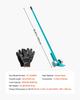 Prylever Bar, 4 T Weight Capacity, 1.4 M Carbon Steel Handle Lever Dolly, Pry Lever Bar with Wheels for Large Pallets, Heavy Items, Concrete Blocks,