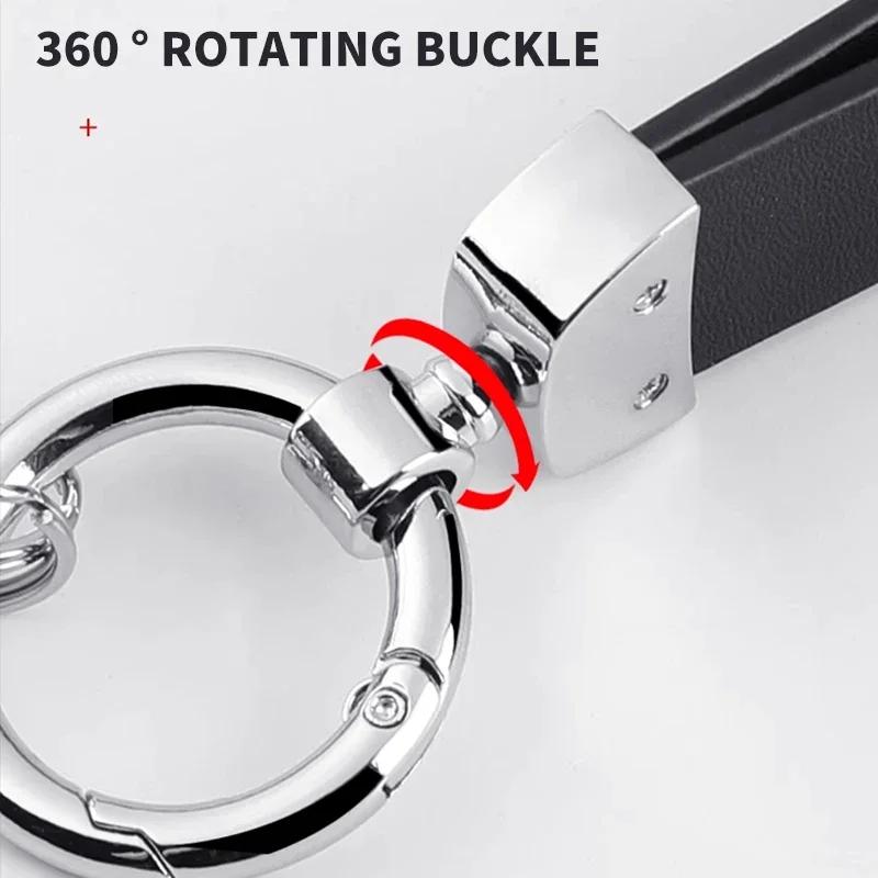 Leather Zinc Alloy Car Keychain Keyring For BMW M X1 X2 X3 X4 X5 X6 1 2 3 4 5 6 7 Sereis F30 E90 G20 F20 F21 F22 F07 F10 F11 E60