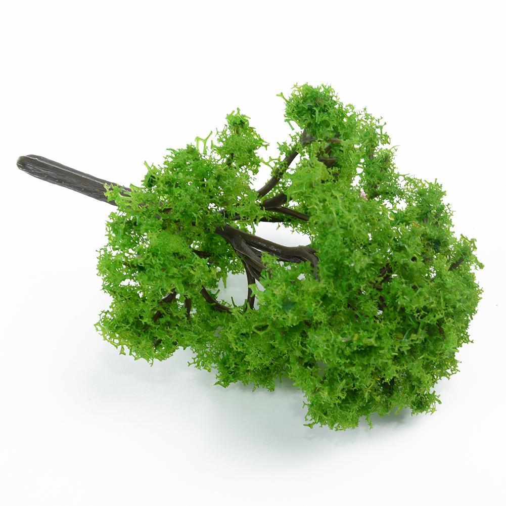 10pcs Banyan Trees Model 12cm HO OO Scale Model Trees Train Garden Railroad Layout Diorama Artificial Miniature Tree Scenery