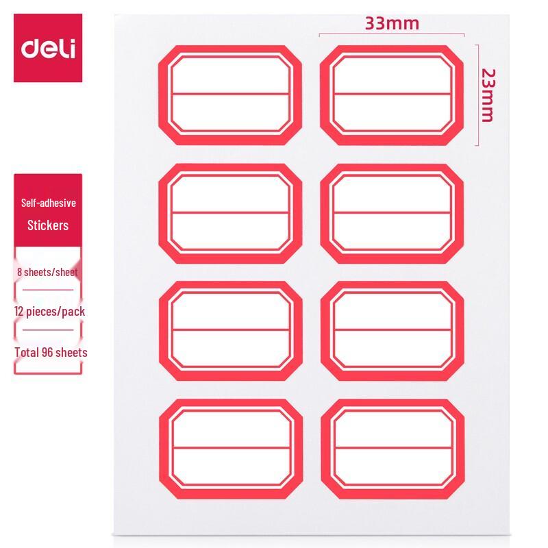 Deli 7189 Self-Adhesive Label Stickers