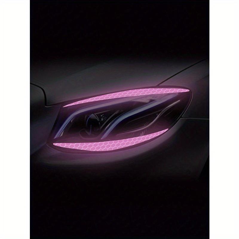 1 Pair Reflective Car Headlight Eyebrow Stickers