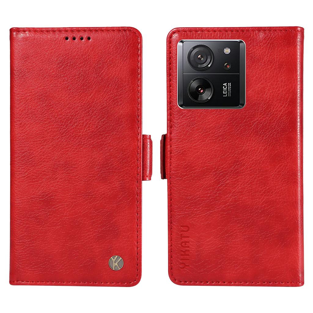 YIKATU YK-007 For Xiaomi 13T/13T Pro/Redmi K60 Ultra Case PU Leather Wallet Flip Phone Cover