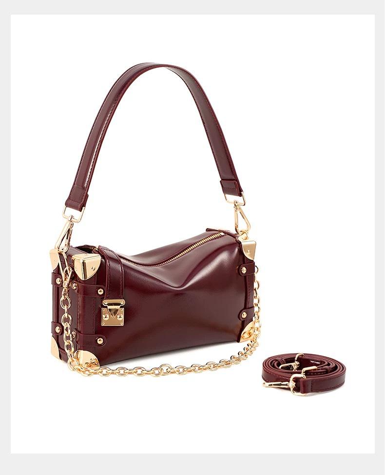 2025 Damen Retro Weiche Leder Unterarmtasche - Neu Herbst/Winter Crossbody & Schulterstil