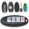 Keyless Entry Remote Key Fob Replacement for Infiniti Q50 2014 2015 2016 FCC ID:KR5S180144203 P/N:285E3-4HD0C 4A Chip 4 Buttons