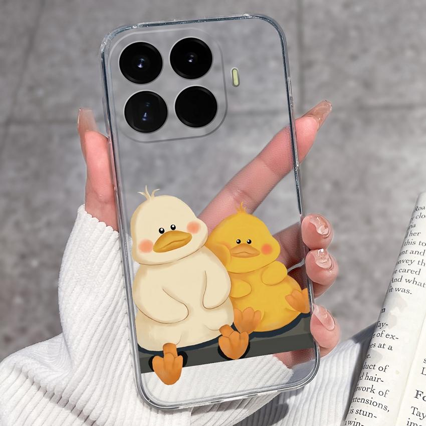 For Xiaomi 17T 17 Pro 17Max 17 Ultra Phone Case For Redmi 17C Redmi17 Lovely Bow Cartoon Lightweight Transparent TPU Bumper Scratch Resistance Housing