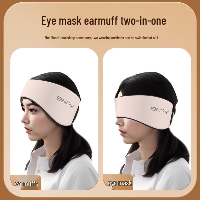 Silk Blackout Sleep Mask with Ice Pack - Relieves Eye Fatigue for Men & Women, Perfect for Winter