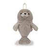 Shinada Global Mochi Series Mochi Seal Gray Mini 7x5x14cm Plush Seal Animal MOAZ-0088G