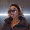 New fashion sunglasses cool one-piece metal stroke women's sunglasses frameless concave glasses men