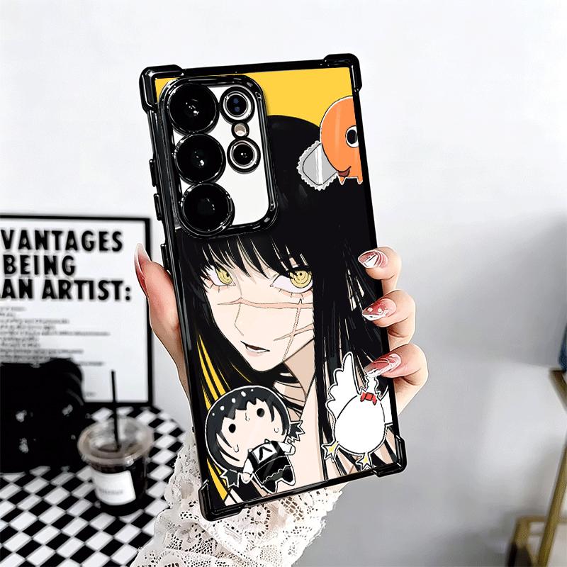 Anime Character Yoru War CSM Plating Phone Case For Samsung Galaxy S24 S25 FE S26 Edge S23 Ultra S22 S21 Plus S20 Anti-Fall Aira