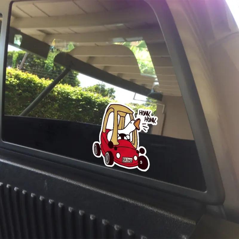DS69#13X14cm Funny Honk Goose Vinyl Car Sticker for Versatile Decor Durable Water-Resistant  Decal