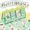96-Karten Animiertes Cartoon-Englisches Wortspiel für Kinder - Interaktives Eltern-Kind-Spielzeug