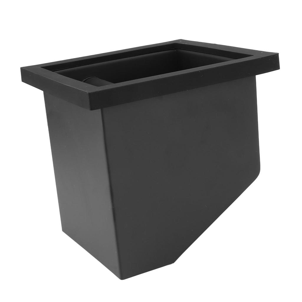 Kaffee-Abklopfbehälter, eingebetteter bodenloser Kaffee-Abklopfbehälter, Schlackeneimer, Café-Bar, Pulversatzbehälter, Schwarz