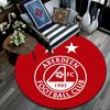 Aberdeen FC pattern round rug,Carpet Rug for Living Room Bedroom Playroom ,Non-slip Floor Mat,Holiday Gifts and Birthday Gifts.