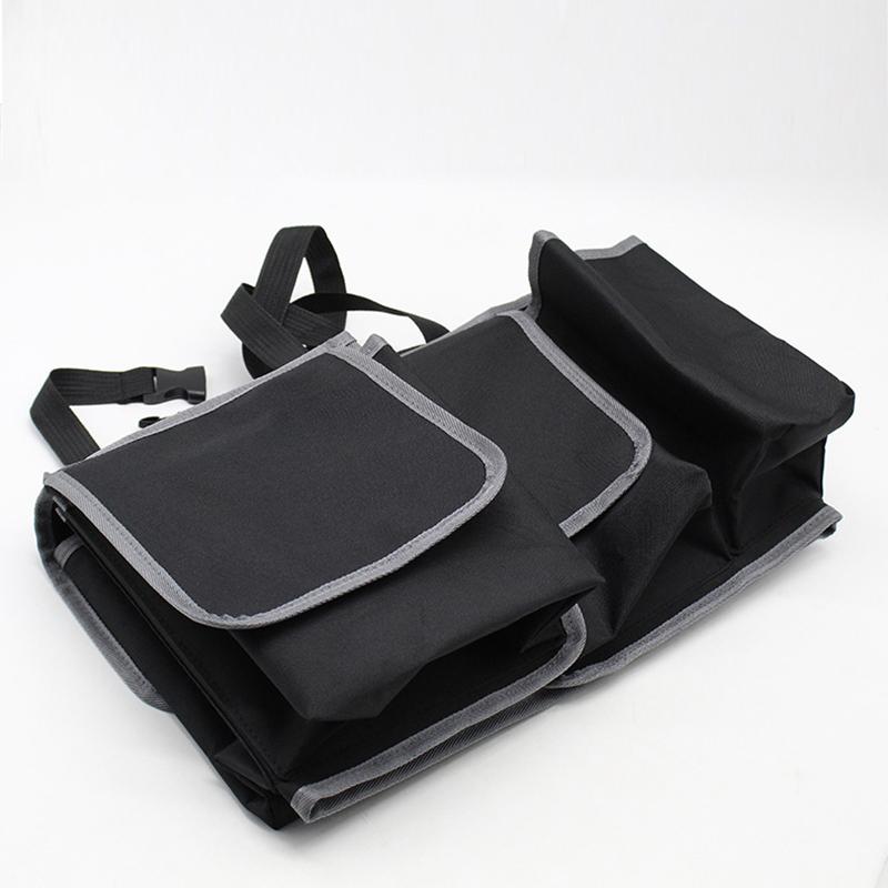 Auto Storage Organizer Car Trunk Bag Universal Large Capacity Backseat Storage Bag Foldable Oxford Trunk Cargo Mesh
