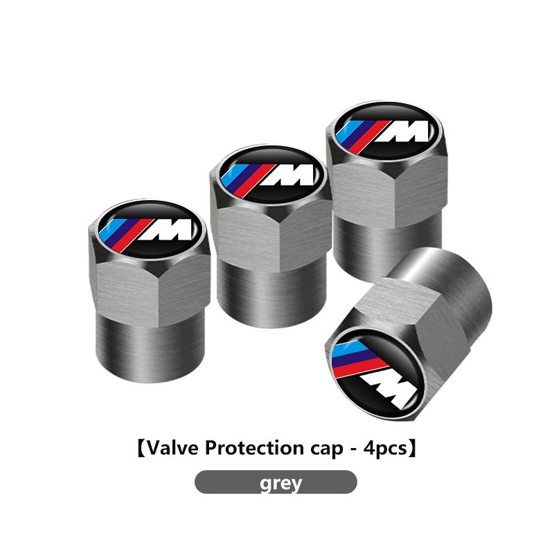 4pcs Aluminum Dustproof Protection Cap Car Wheel Tire Valve For BMW 1 3 5 7 Series M F01 F20 F10 F13 E52 E53 E60 E93