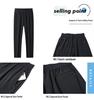 Men's Polo Short Sleeve & Long Pants Set: Summer Breathable, Elastic, Cool Touch Casual Sportswear.