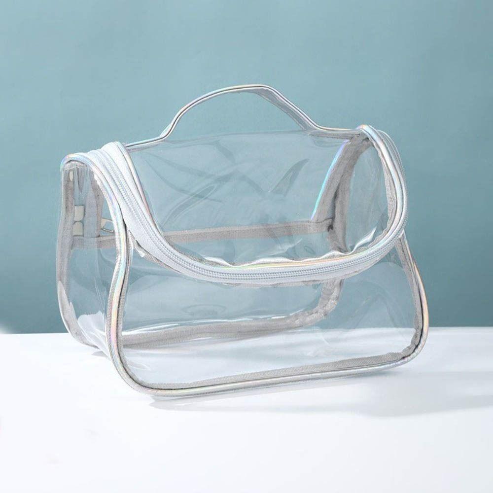 Waterproof PVC Cosmetic Bag Transparent Toiletry Wash Storage Organizer Clear MakeUp  Bag  Shopping