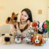30CM Funny Party Dog Plush Toy Corgi Bulldog Husky Cute Super Soft Birthday Gift Doll Send Friends Kids Festive Decoration