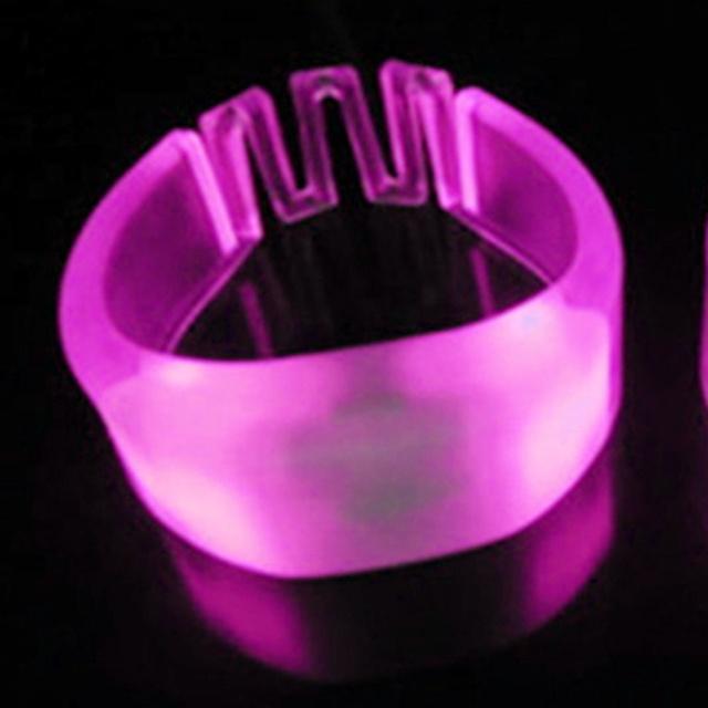 DMX Control Light up Wristband logo Print Event Party Glow Led Bracelet