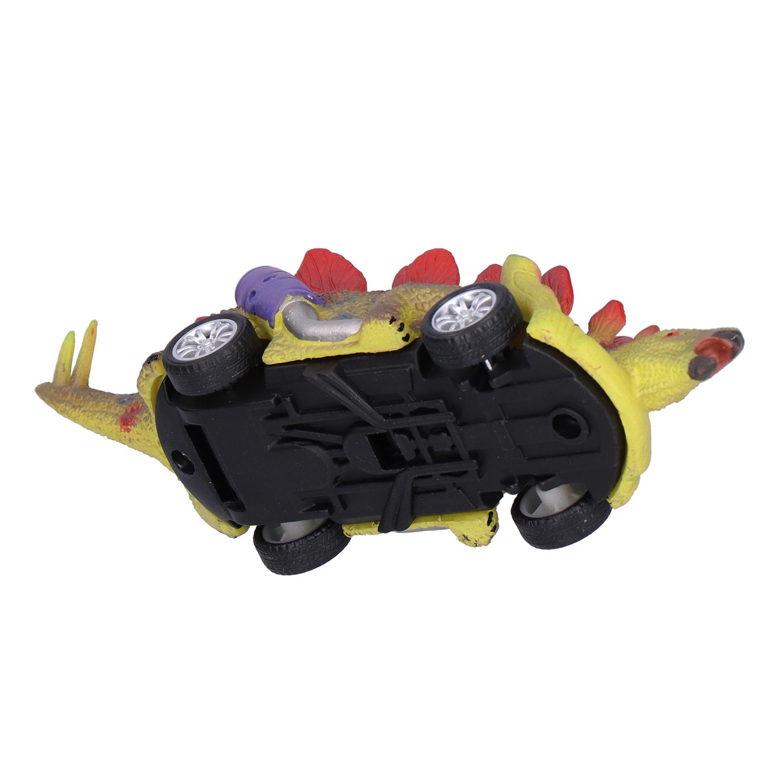 Pull Back Car Toy Four Wheel Drive Simulation Dinosaur Model Children Kids Vehicle Toy