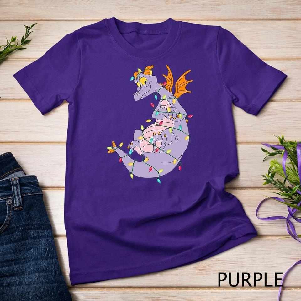 Funny Cute Figment Lights Christmas Lover Animals Lover Tee Unisex T-shirt 10 S