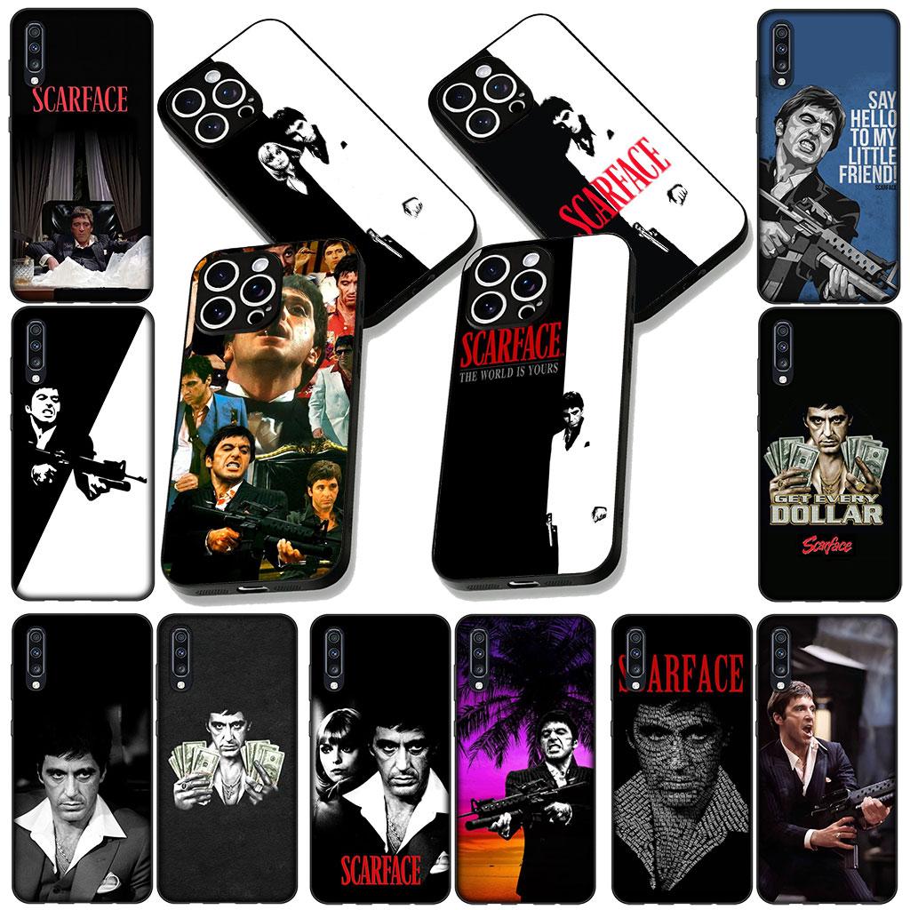 Phone Cover for Samsung Galaxy Note 20 9 8 S8 S10 S9 Plus A54 A33 A21S A31 M21 S10E A17 Case Scarfaces Al Pacino Tony Montana
