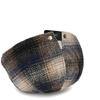 Autumn Winter Tie-Dyed Cap Men's British Newsboy Cap Warm Beret Plaid Octagonal Cap