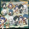 YS West Lake Bai Ze Xiao Xiangling Xingqiu Double Flash Keychain & Standee Badge Set