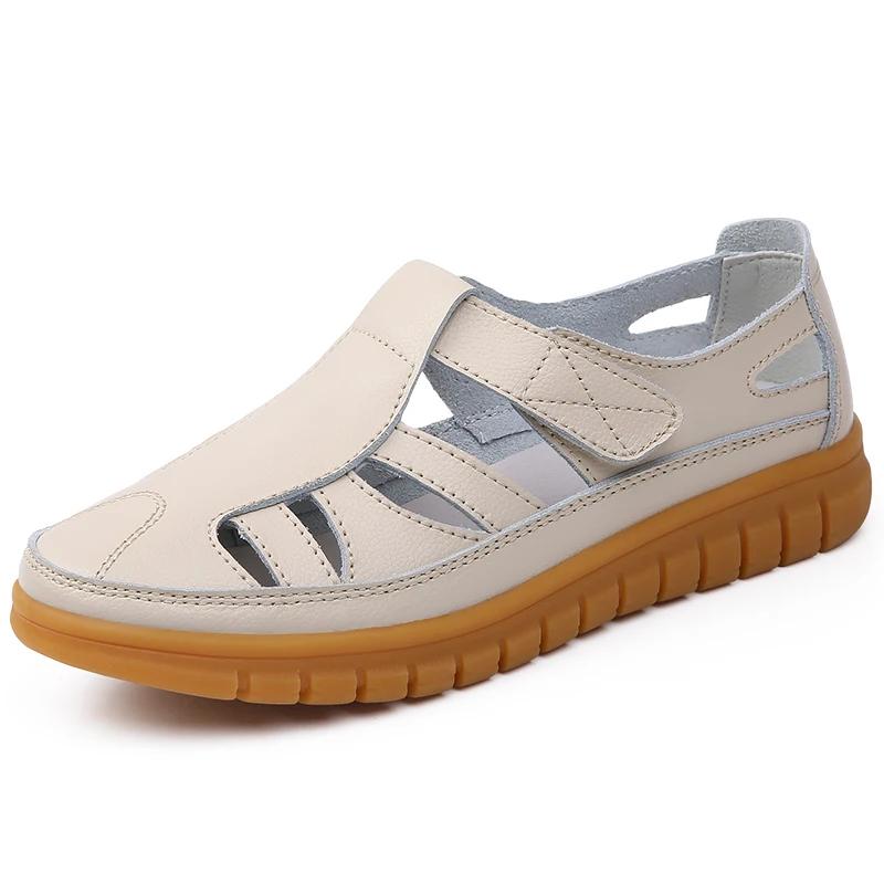 Casual Women's Sandals Elegant Office Ladies Flats Shoes Sandals Women Shoes Square Sandals Slip On Woman Sneakers