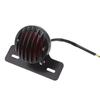 ONGMEIL Motorcycle Tail Lamp Round with Number Stay Magna Shadow