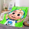 Customiz Name Personality CoComelon - Dance Party Blanket Soft &Warm Sofa Office Bed Travel Lunch Break Blanket, Gift Suitable All Seasons