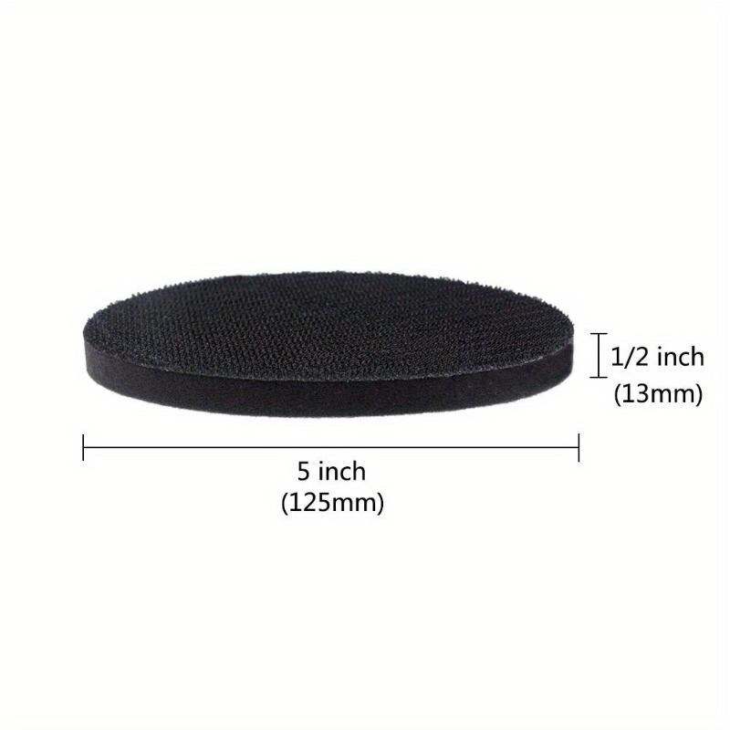 1pc/5pcs 5 Inch Soft Density Interface Pads Hook and Loop 5" Sponge Cushion Buffer Backing Pad
