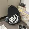 Simple Capacity Big Backpack With Letter Decoration And Stripe Design For Daily