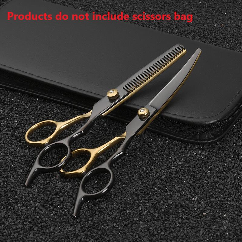 6.5 Inch Pet  Grooming Scissors Kit  Cat Hair Thinning Shear Pet Scissors Set Blackgold  Dog Scissors