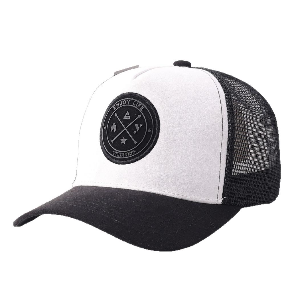Hot Sale Baseball Cap Mesh Eyelid Label Cap Outdoor Sports Sunscreen Sunshade Hard Top Truck Driver Hat Men