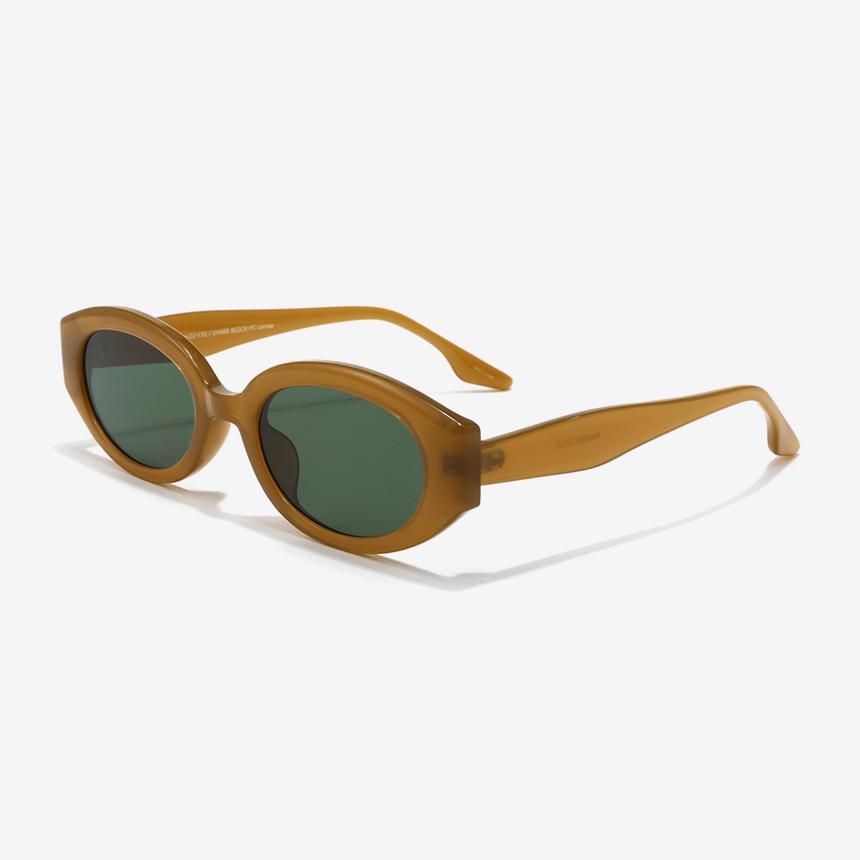Seutailwokeu Oval Sunglasses Style Work Tr90-08 C12_Orange Cat'S Eye Geek Chic