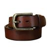 Belt Men's Pure Copper Pin Buckle Genuine Leather Retro Trendy Versatile Youth Casual Pants Belt